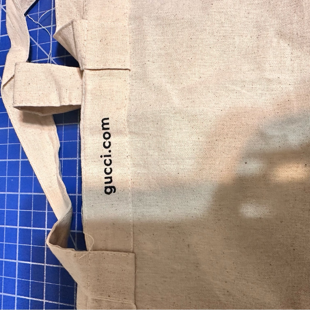 Euc Gucci Canvas Shopping Bag